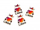 Серединка "Єдиноріжок Likee", 3,5см